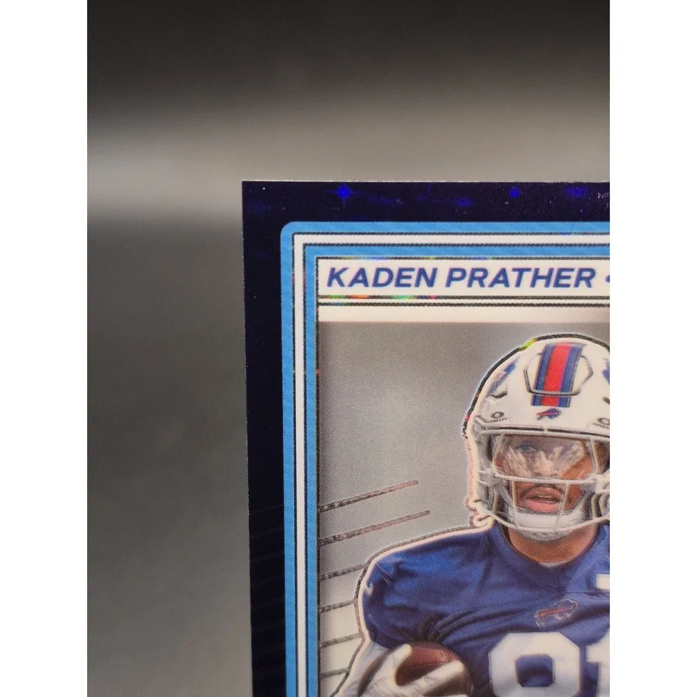 2025 Donruss Optic Kaden Prather #291 Rated Rookie Purple Stars Prizm /15 Bills